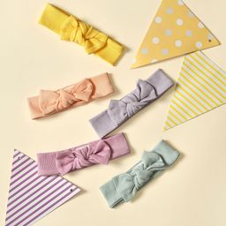 MiArcus Girls Set Of 5 Chill Wrap Headbands-19