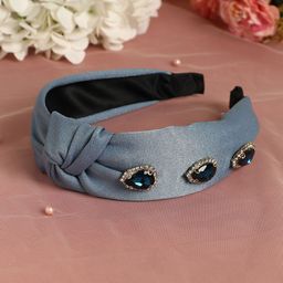 SOHI Embellished Knot Detail Hairband-image-3