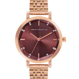 French Connection Women Embellished Dial & Wrap Around Straps Analogue Watch FCN00064G-74