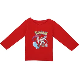 Bodycare Girls Pokemon Printed Round Neck Cotton Tshirt-image-63