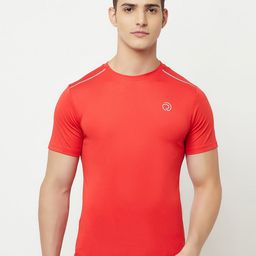 Truerevo Men Red Rapid-Dry Sports T-shirt-image-41