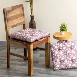 SKANDA FAB Purple 2 Pieces Printed Pure Cotton Chair Pads-picture-34
