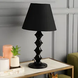 BTR CRAFTS Black Metal Contemporary Table Lamp with Adjustable Cord-26