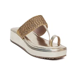 Dapper Feet-Fancy Nancy Embellished One Toe Flatform Heels-41