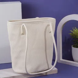 Metro Colourblocked Structured Handheld Bag with Fringed image 1