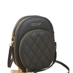 SYGA Textured Leather Structured Sling Bag-57