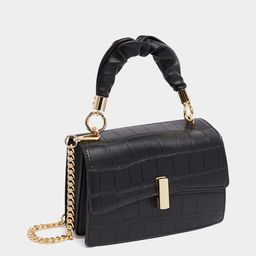 Styli Crocodile Textured Satchel-17