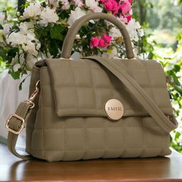 Exotic Textured Structured Handheld Bag With Quilted-24