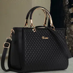 Exotic Structured Handheld Bag with Quilted-33
