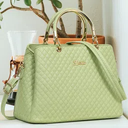 Exotic PU Structured Handheld Bag With Quilted-2