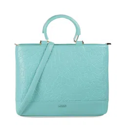 Mochi Green Textured Structured Handheld Bag image 1