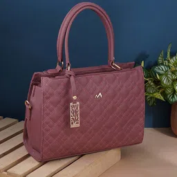 Metro Textured Structured Handheld Bag-4