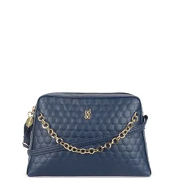 Baggit Textured Structured Sling Bag with Quilted image 2