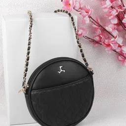Mochi Structured Sling Bag with Quilted image 2