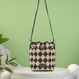 Caprese Women Textured Bucket Sling Bag-50