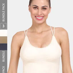 Amour Secret Pack of 3 Lightly Padded Workout Bra-picture-15