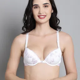 MAKCLAN Floral Bra Medium Coverage Underwired Lightly Padded-image-98