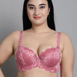MAKCLAN Floral Bra Medium Coverage Underwired Lightly Padded-picture-18