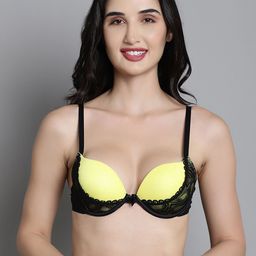MAKCLAN Floral Bra Medium Coverage Underwired Lightly Padded-picture-3
