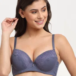MAKCLAN Underwired & Lightly Padded Plunge Bra-picture-32