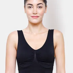 NOIRA Lightly Padded All Day Comfort Non Wired Full Coverage Cotton Everyday Bra-image-45