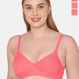 KOMLI Pack Of 3 Full Coverage Lightly Padded Bra All Day Comfort-picture-12