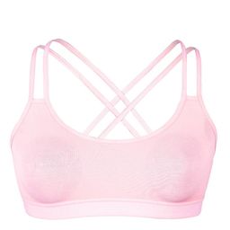 DChica Girls Full Coverage Removable Padding Cotton Workout Bra With All Day Comfort-55