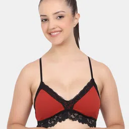 Amour Secret Floral Laced Full Coverage Lightly Padded Bra with All Day Comfort-picture-3