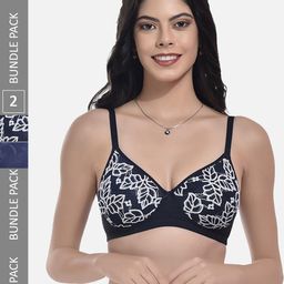 StyFun Pack Of 2 Full Coverage Lightly Padded Everyday Bra With All Day Comfort-9