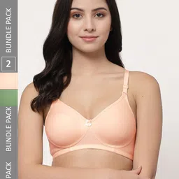 Docare Full Coverage Seamless Lightly Padded Cotton T-shirt Bra With All Day Confort-picture-8
