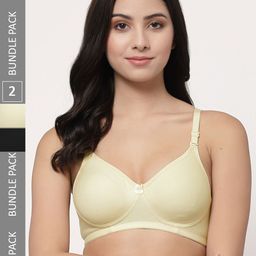 Docare Pack Of 2 Full Coverage Lightly Padded T-Shirt Bras With All Day Comfort-33