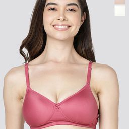 Kalyani Maria Pack of 3 Bra Medium Coverage Lightly Padded Everyday Bra- All Day Comfort-23