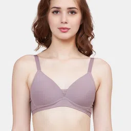 PLUMBURY Rapid-Dry Medium Coverage Lightly Padded Bra With All Day Comfort-image-46
