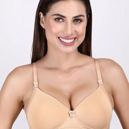 Klassik Bra Medium Coverage Lightly Padded Anti Odour Everyday Bra-All Day Comfort-image-7