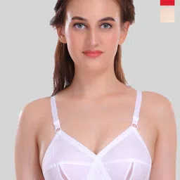 SELFCARE Pack Of 3 Rapid Dry All Day Comfort Super Support Cotton Everyday Bras-50