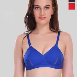 SELFCARE Pack Of 3 Rapid Dry All Day Comfort Super Support Cotton Everyday Bras-picture-43