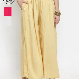 Clora Creation Women Pack of 3 Palazzos-image-12