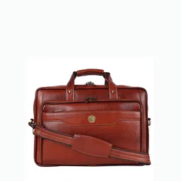 HiLEDER Unisex Pure NDM Leather 15 Inch Stylish Briefcase Laptop Bag-33