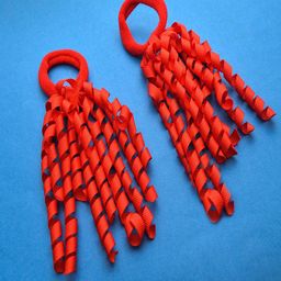 Jewelz Women Red Set of 2 Ponytail Holders-3