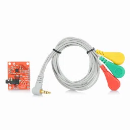 Heart Rate Monitor Kit with AD8232 ECG sensor module – Good Quality image 2