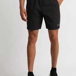 Reebok Men Brand Logo Printed Mid Rise Sports Shorts-image-97