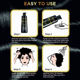 HABIBS Set Of 2 Hair Color Ammonia Free Shampoo - 400 ml Each image 5