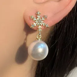 AKISON JEWELS Snowflake Drop Earrings-picture-17