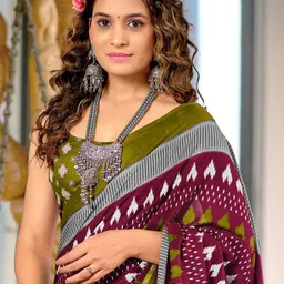 Pandadi Saree Block Print Sarees image 2