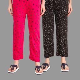 TRENDY WORLD Pack of 2 Printed Pyjamas-image-101