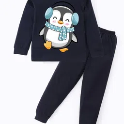 BLUSHES Unisex Kids Printed T-shirt with Pyjamas-image-82