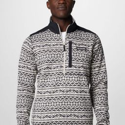 Sweater Weather Printed Half Zip Fleece Jacket-image-19