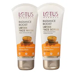 Lotus Herbals Set Of 2Radiance Boost Ubtan Face Wash & Boost Ubtan Face Scrub - 100 g Each-13