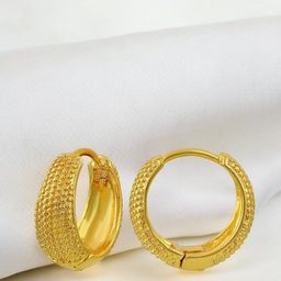 The Roadster Lifestyle Co Men Gold-Plated Earrings-image-90