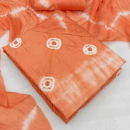 DIVASTRI Abstract Printed Chanderi Cotton Unstitched Dress Material-10